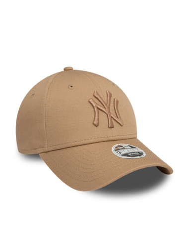 Damska czapka daszkiem new era 9forty mlb ny new york yankees brązowa - 60471463