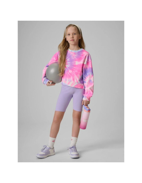 Bluza dresowa loose bez kaptura dziewczęca 4f 4fjrss26tswsf2935-90a