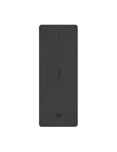 Mata do ćwiczeń wozinsky wnsp-nkb 183 x 61 x 0,5 cm gimnastyczna do jogi z naturalnego kauczuku - czarna