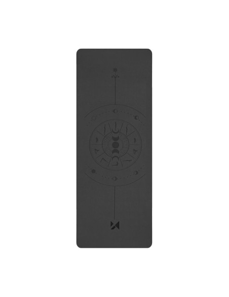 Mata do ćwiczeń wozinsky wnsp-nkb 183 x 61 x 0,5 cm gimnastyczna do jogi z naturalnego kauczuku - czarna