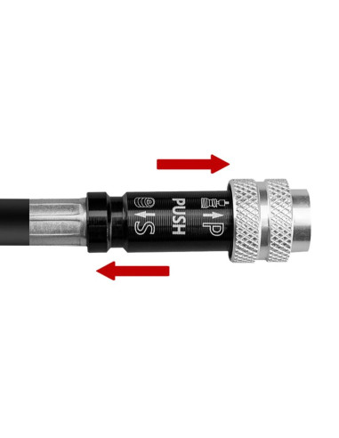 Mini pompka rowerowa rockbros smart-b 150 psi do wentyli presta i schrader - czarna