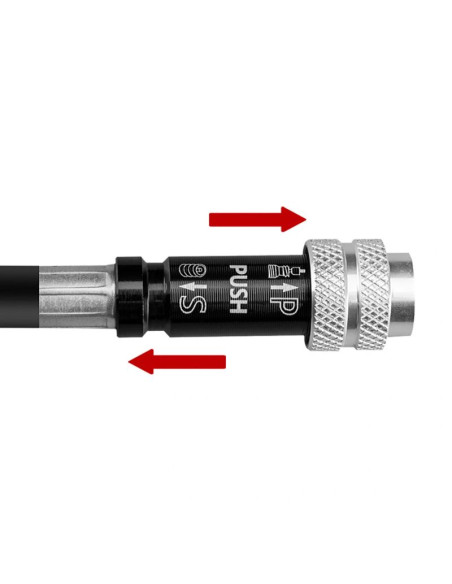 Mini pompka rowerowa rockbros smart-b 150 psi do wentyli presta i schrader - czarna