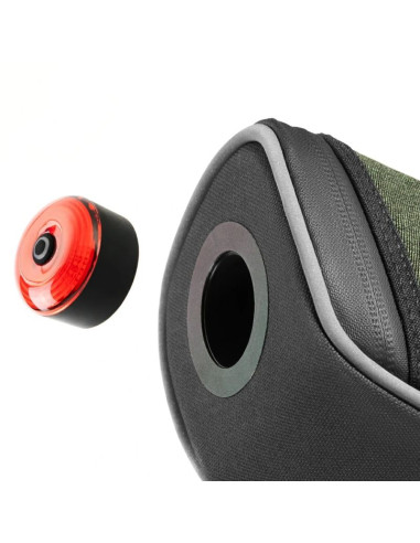 Torba podsiodłowa rockbros c52-2 lekka z oświetleniem 250 mah - zielona
