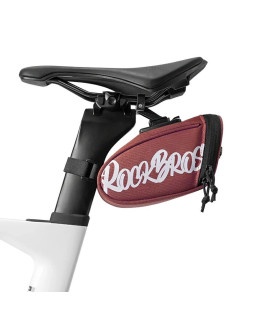 Torba rowerowa rockbros g007 flash journey podsiodłowa 0.8 l - czerwona