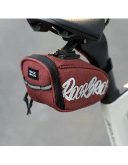 Torba rowerowa rockbros g007 flash journey podsiodłowa 0.8 l - czerwona 2