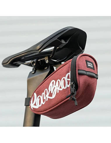 Torba rowerowa rockbros g007 flash journey podsiodłowa 0.8 l - czerwona