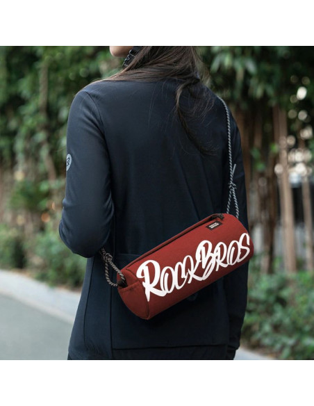 Torba rowerowa rockbros g005 flash journey na kierownicę 2 l - czerwona