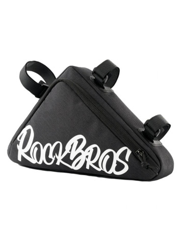 Torba rowerowa rockbros g002 flash journey na ramę trójkątna 1.4 l - czarna