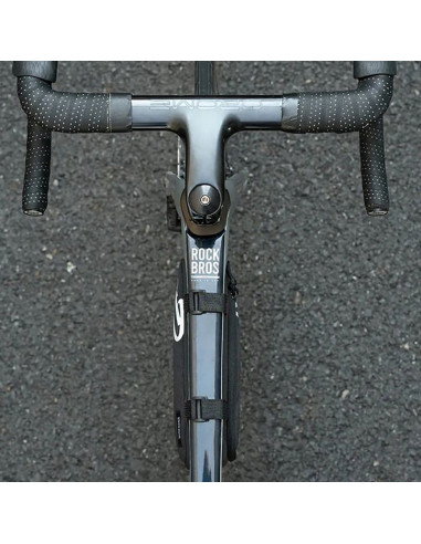 Torba rowerowa rockbros g002 flash journey na ramę trójkątna 1.4 l - czarna