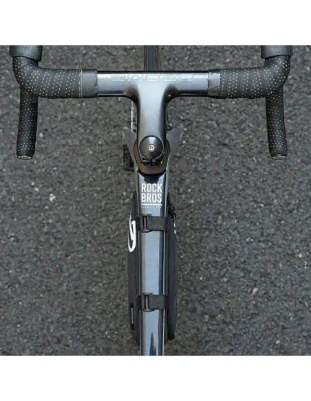 Torba rowerowa rockbros g002 flash journey na ramę trójkątna 1.4 l - czarna