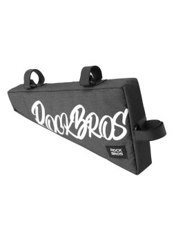 Torba rowerowa rockbros g008 flash journey na ramę trójkątna xl 1,9 l - czarna