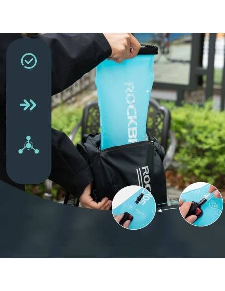 Bukłak rockbros water bag sportowy - niebieski
