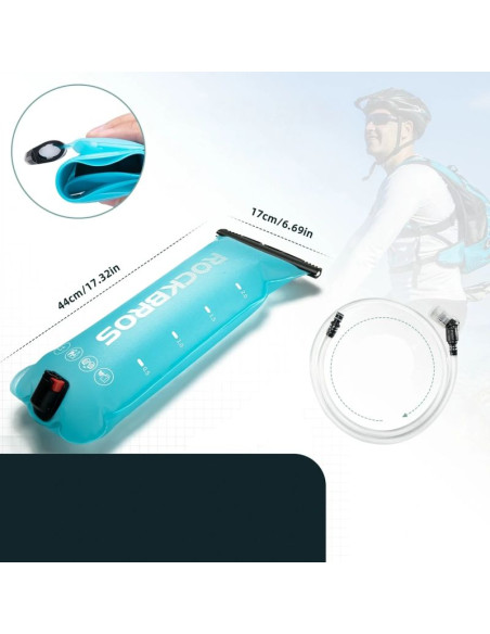 Bukłak rockbros water bag sportowy - niebieski