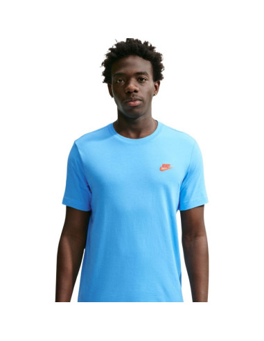 Koszulka męska nike club tee jasnoniebieska ar4997 497