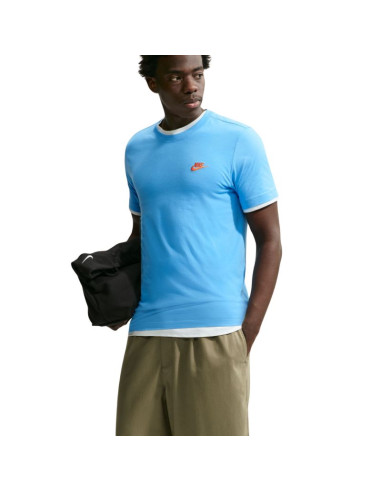 Koszulka męska nike club tee jasnoniebieska ar4997 497