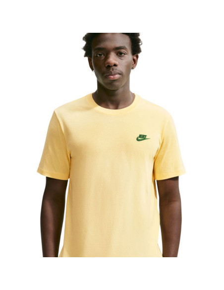 Koszulka męska nike club tee żółta ar4997 723