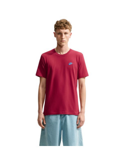 Koszulka męska nike club tee czerwona ar4997 608