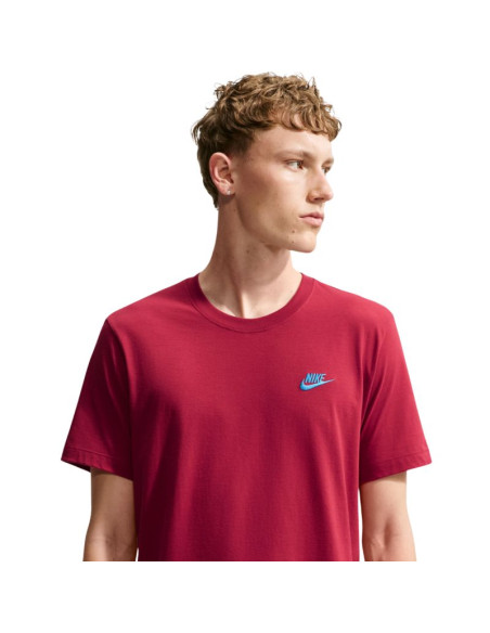 Koszulka męska nike club tee czerwona ar4997 608