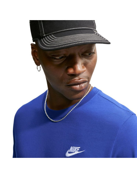 Koszulka męska nike club tee niebieska ar4997 417