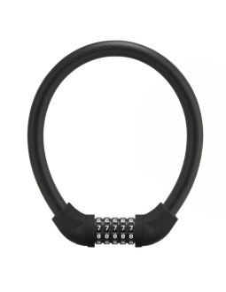 Zapięcie rowerowe rockbros rks870-bk na szyfr linka stalowa 85 cm - czarne