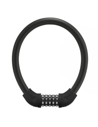 Zapięcie rowerowe rockbros rks870-bk na szyfr linka stalowa 85 cm - czarne