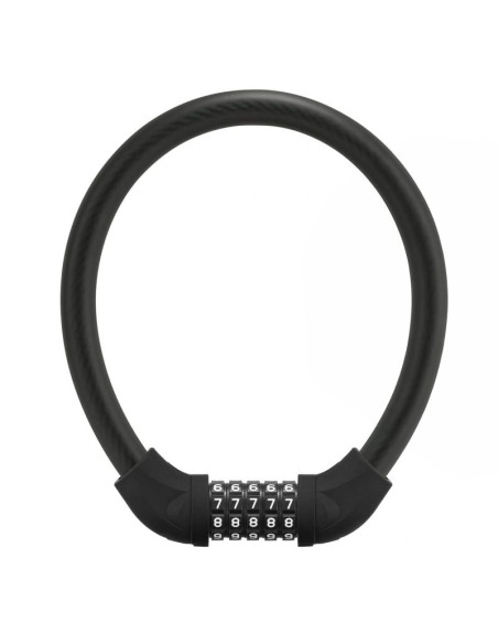 Zapięcie rowerowe rockbros rks870-bk na szyfr linka stalowa 85 cm - czarne