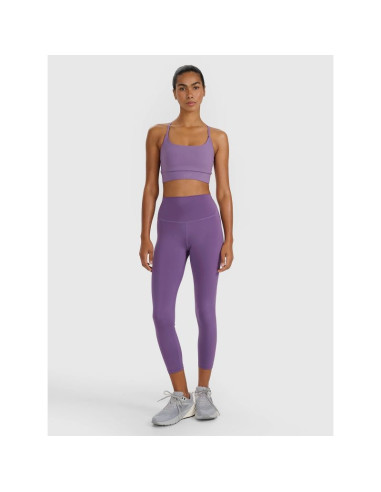Legginsy treningowe 7/8 z wysokim stanem damskie 4f 4fwaw25tftif361-53s