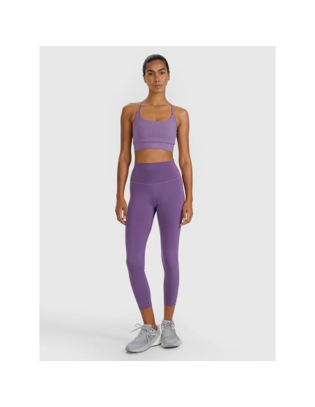 Legginsy treningowe 7/8 z wysokim stanem damskie 4f 4fwaw25tftif361-53s