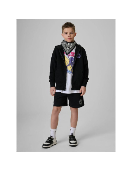 Bluza dresowa loose z kapturem chłopięca 4f 4fjrss26tswsm2934-20s