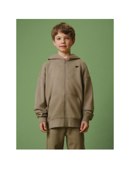 Bluza dresowa loose z kapturem chłopięca 4f 4fjrss26tswsm3051-83s