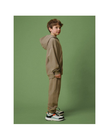 Bluza dresowa loose z kapturem chłopięca 4f 4fjrss26tswsm3051-83s