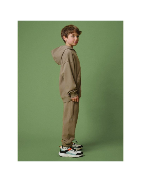 Bluza dresowa loose z kapturem chłopięca 4f 4fjrss26tswsm3051-83s
