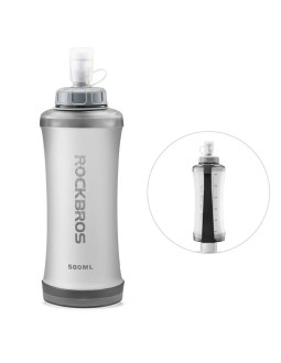 Bukłak rockbros 350017001 soft flask miękki bidon do biegania 500 ml - biały 2