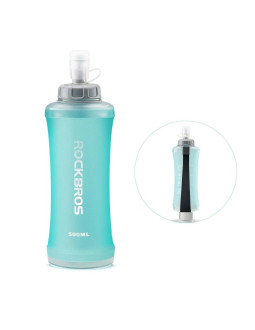 Bukłak rockbros 350017002 soft flask miękki bidon do biegania 500 ml - jasnoniebieski 2