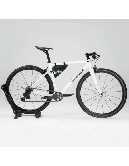 Torba rowerowa rockbros g001 flash journey na ramę trójkątna 0.8 l - czarna