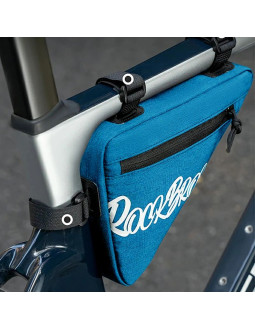 Torba rowerowa rockbros g001 flash journey na ramę trójkątna 0.8 l - niebieska 2