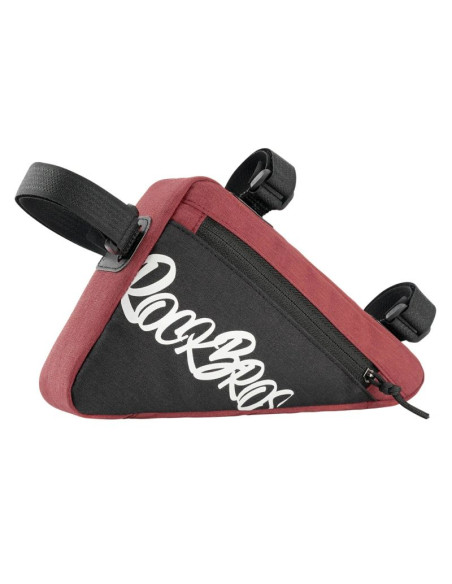 Torba rowerowa rockbros g001 flash journey na ramę trójkątna 0.8 l - czerwona