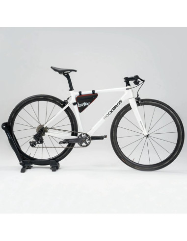 Torba rowerowa rockbros g001 flash journey na ramę trójkątna 0.8 l - czerwona