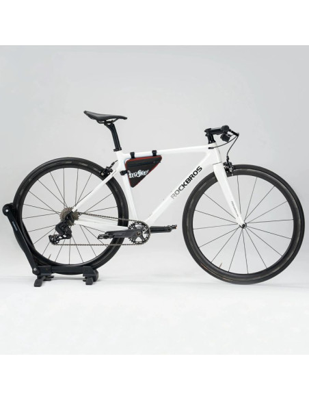 Torba rowerowa rockbros g001 flash journey na ramę trójkątna 0.8 l - czerwona