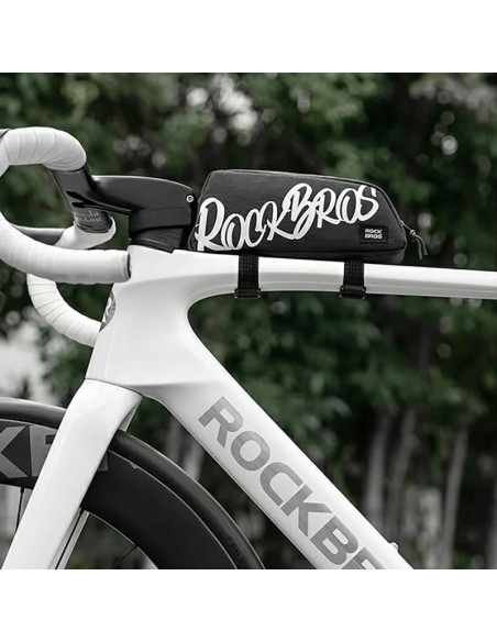 Torba rowerowa rockbros g009 flash journey na górną rurę 0.8 l - czarna
