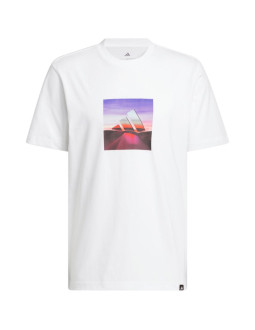 Koszulka męska adidas summer heat graphic biała jz7545 2