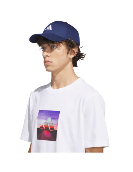 Koszulka męska adidas summer heat graphic biała jz7545