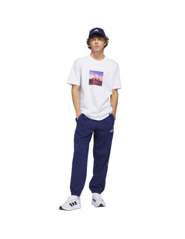 Koszulka męska adidas summer heat graphic biała jz7545