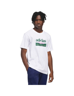 Koszulka męska adidas sportsman mountain graphic biała kc9254