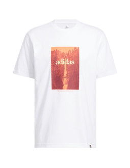 Koszulka męska adidas waterfall graphic biała kh0398 2