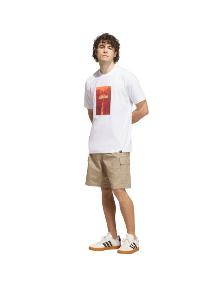 Koszulka męska adidas waterfall graphic biała kh0398