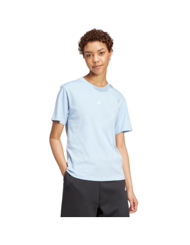 Koszulka damska adidas essentials small logo jasnoniebieska jy4962