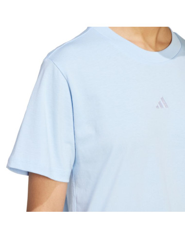 Koszulka damska adidas essentials small logo jasnoniebieska jy4962