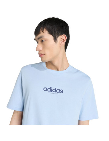 Koszulka męska adidas burger flavor graphic jasnoniebieska kt9731