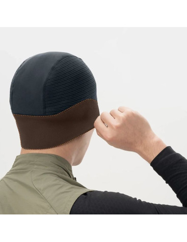 Czapeczka rowerowa rockbros lf25956 dzianinowa bezszwowa - czarna